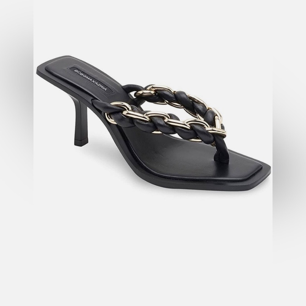 BCBGMAXAZRIA Mistia Chain Braided Sandal